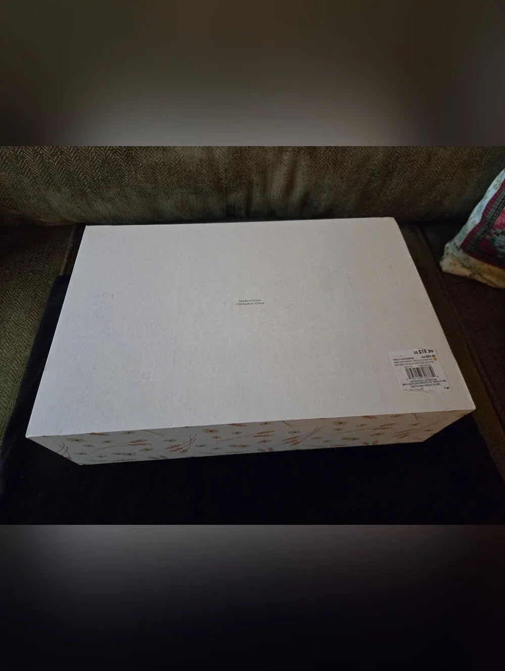 Simply Blessed Pumpkin Storage Box